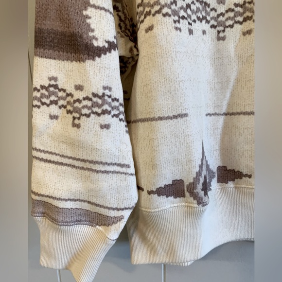 NWT POLO RALPH LAUREN Cotten Blend Women’s Sweatshirt Oversized white/mu siz M&L - Picture 5 of 12